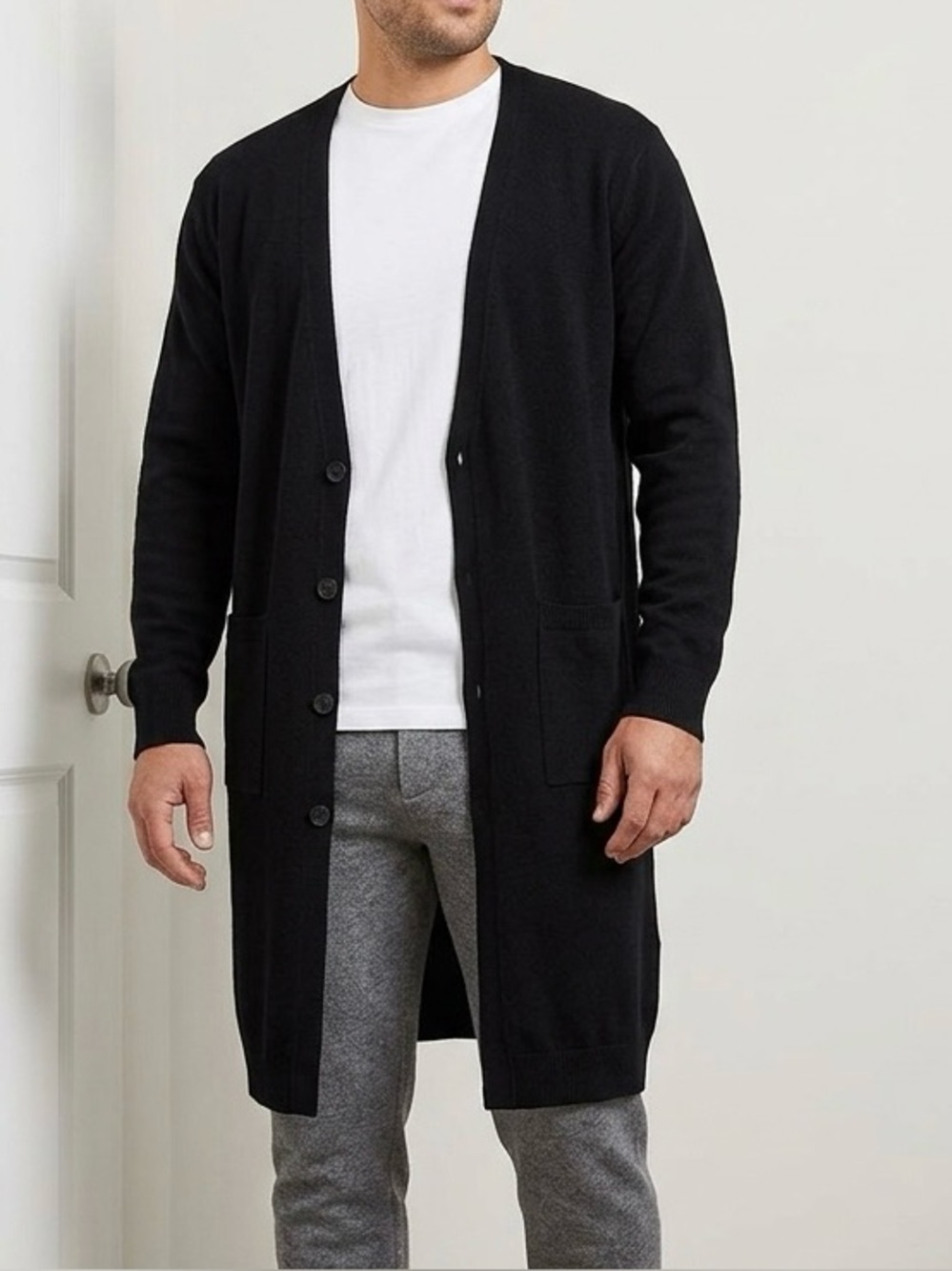 Dries Van Noten Elegant Black Cardigan